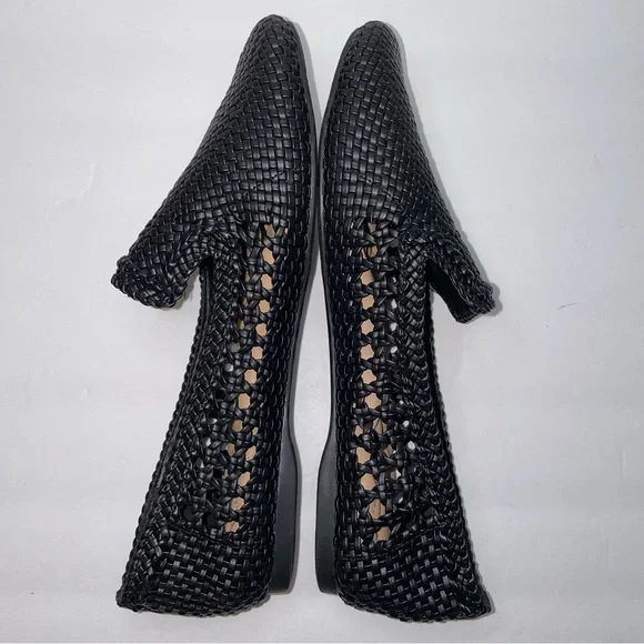 NWOB Birdies The Starling Woven Black Flats - Picture 9 of 13